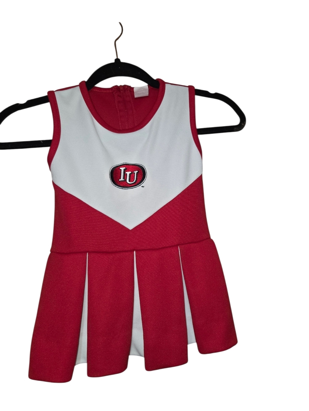 Vintage IU Red & White Cheerleader Dress - Girls Size 4 Brand Is Little King